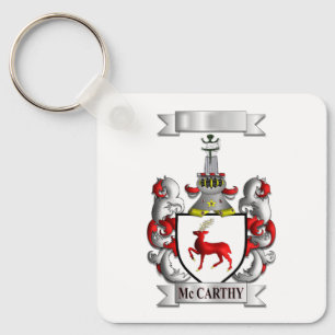 Chaveiro Pingente McCarthy Sobrenome e Escudo