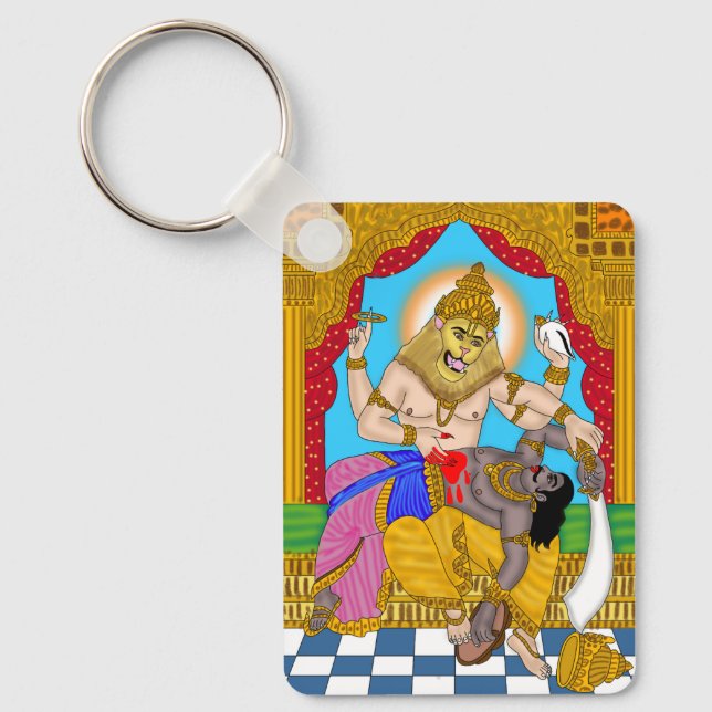 Chaveiro Pingente Narasimha (Frente)
