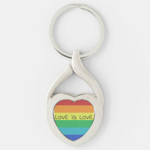 Chaveiro Pingente 'O Amor é Amor'