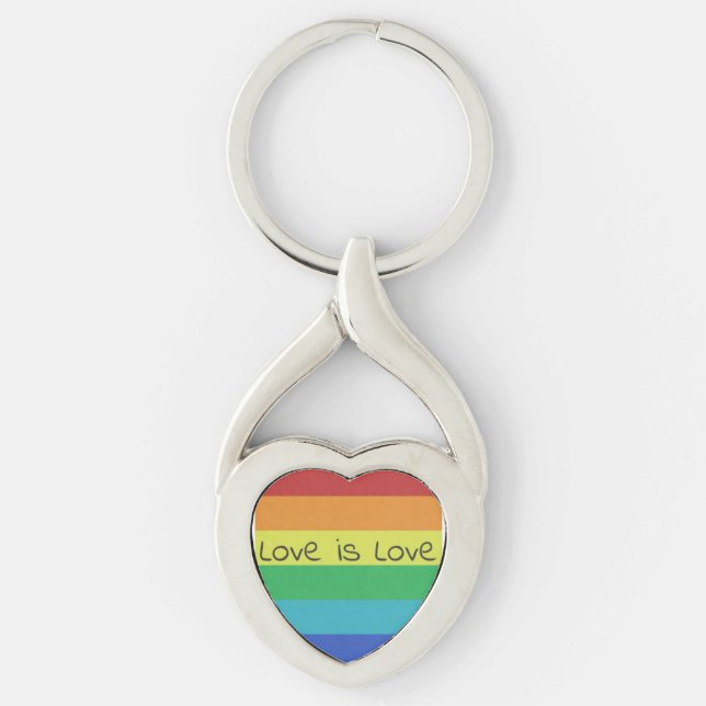 Chaveiro Pingente 'O Amor é Amor' (Frente)