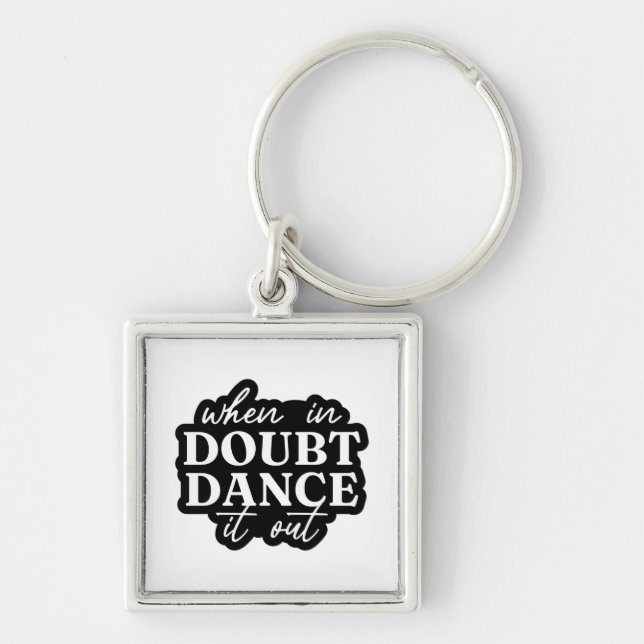 Chaveiro Pingente para Amantes de Dança (Frente)