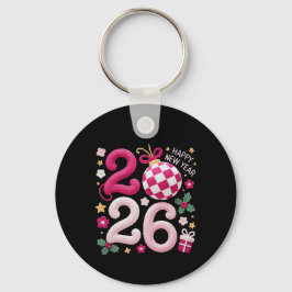 Chaveiro Pingente Personalizado Ano Novo 2026
