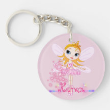 Pingente Personalizado de Fada Bailarina Fofa