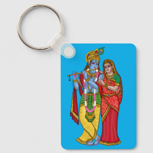 Chaveiro Pingente Radha Krishna