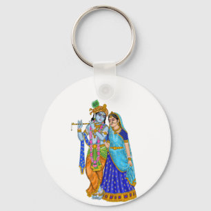 Chaveiro Pingente Radha Krishna