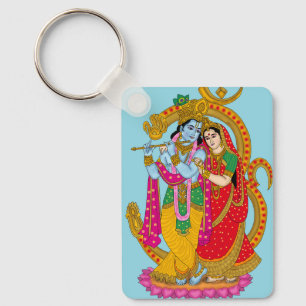 Chaveiro Pingente Radha Krishna