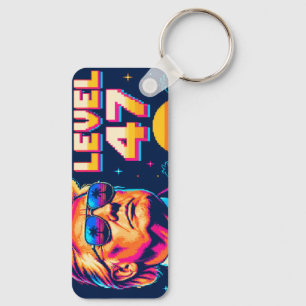 Chaveiro Pingente Trump Nível 47 Neon Arcade