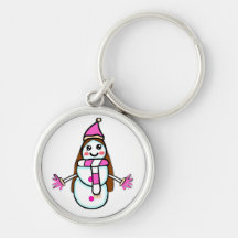 PingenteMulher de Neve Magia - Personagem Original