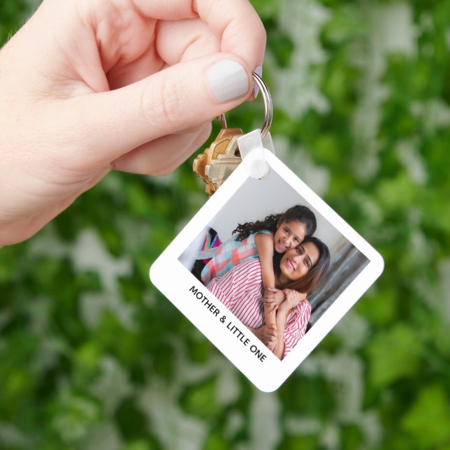 Chaveiro Pingentes Personalizados Coração Foto Presente (Mão)