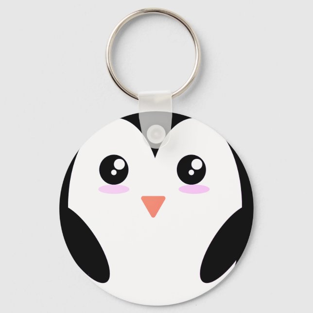 Chaveiro Pinguim, Animal, Kawaii (Frente)
