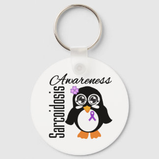 Chaveiro Pinguim de consciência da sarcoidose