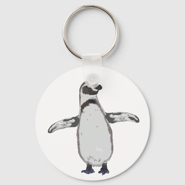 Chaveiro Pinguim de desenho animado (Frente)