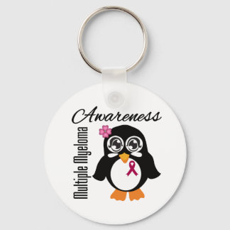 Chaveiro Pinguim de Sensibilização para o Mieloma Múltiplo