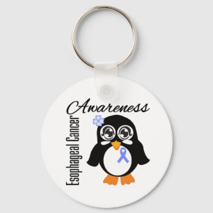 Chaveiro Pinguim esofágico da consciência do cancer