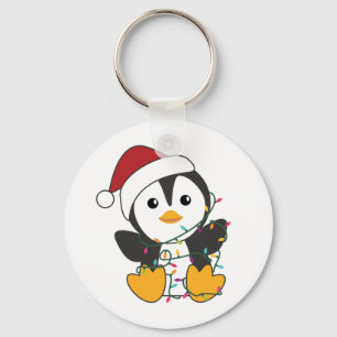 Chaveiro Pinguim Natal Neve Pinguim Chave dos Pinguins