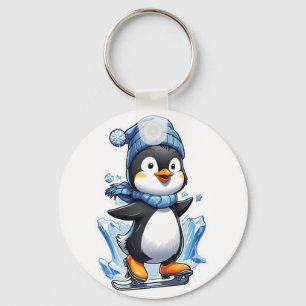 Chaveiro Pinguim-Pinguim-Espingarda De Gelo