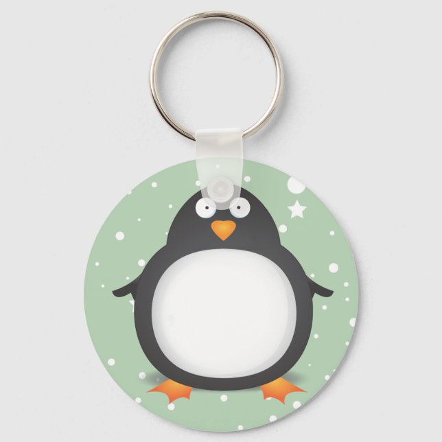 Chaveiro Pinguim-rei (Frente)