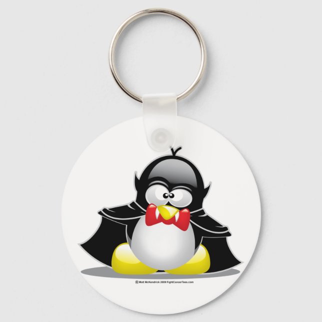 Chaveiro Pinguim Vampiro (Frente)