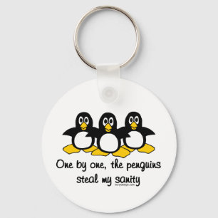 Chaveiro Pinguins da demência