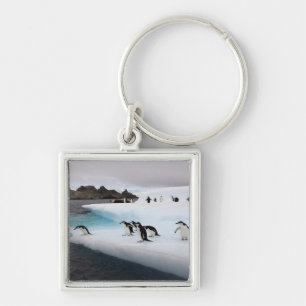 Chaveiro Pinguins-de-barbicha