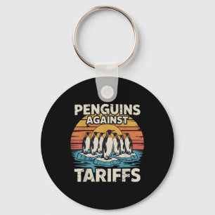 Chaveiro Pinguins Engraçados Contra Tarifas Anti Tarifas Pe