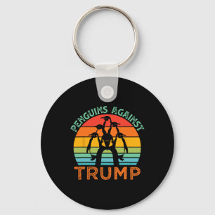 Chaveiro Pinguins Engraçados Contra Trump Tarifa Trump Engr
