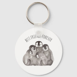 Chaveiro Pinguins Imperadores de Melhores Amigos