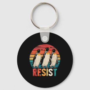 Chaveiro Pinguins resistentes protestam contra Tarifas Ping