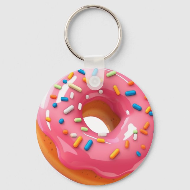 Chaveiro Pink Donut (Frente)