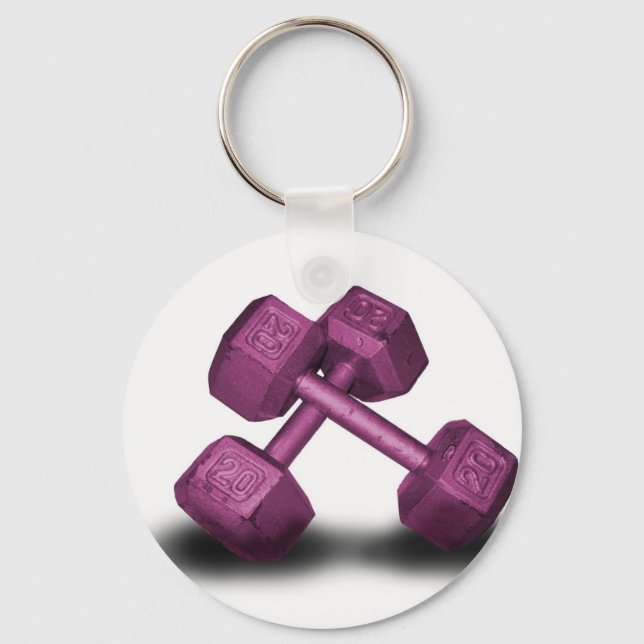 Chaveiro Pink Dumbbells Merchandise (Frente)