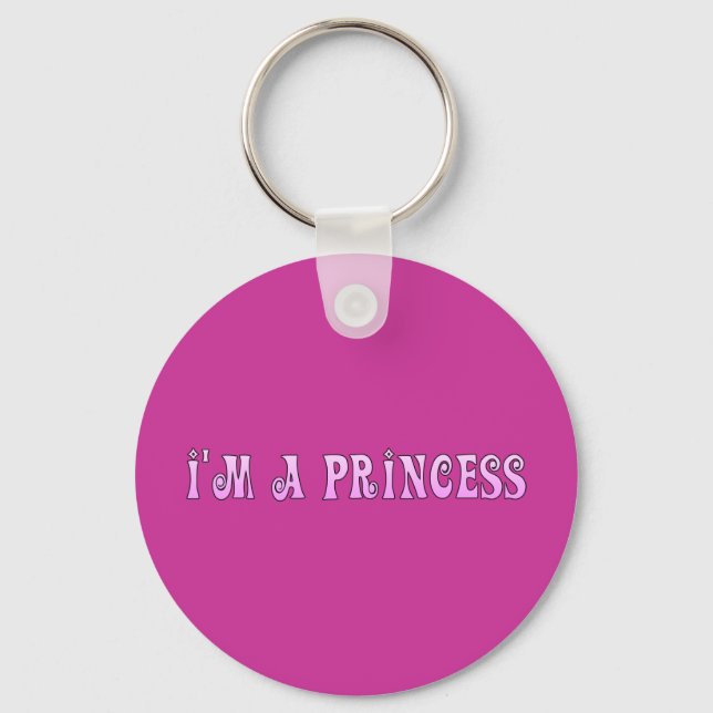 CHAVEIRO PINK FAIRYTALE IM UMA PRINCESA DIZENDO COMENTÁRIO  (Frente)