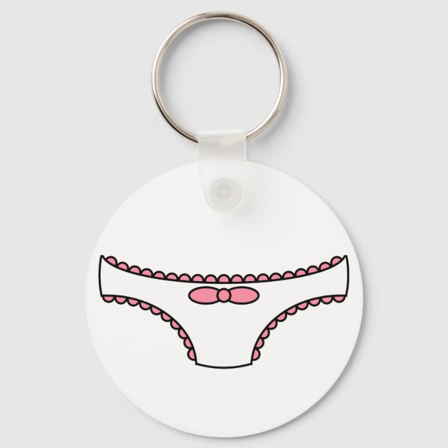 Chaveiro Pink Frilly Panties (Frente)