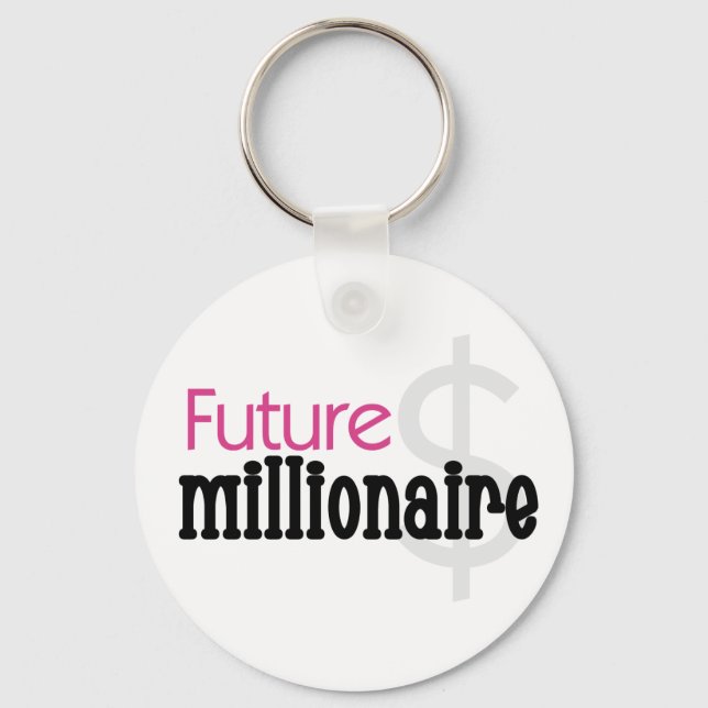 CHAVEIRO PINK FUTURE MILLIONAIRE (Frente)
