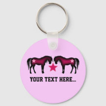 Pink Girly Personalized Horse