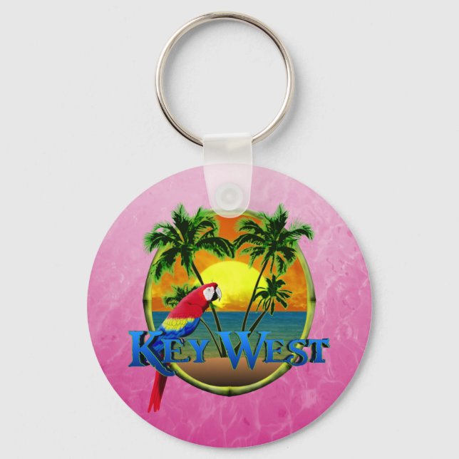 Chaveiro Pink Key West Sunset (Frente)
