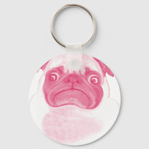 Chaveiro PINK Personalizado - Puggy Grumpy