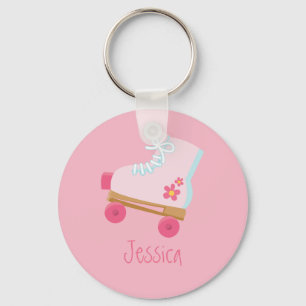 Chaveiro Pink Rollerskates Keychain