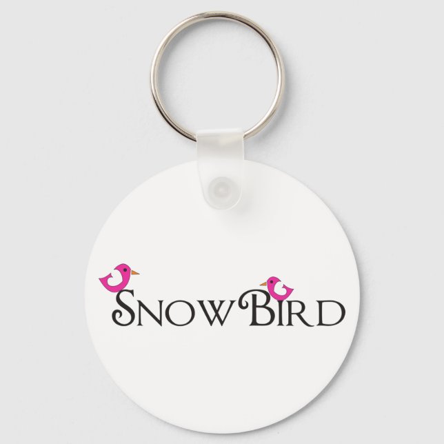Chaveiro Pink Snowbird (Frente)