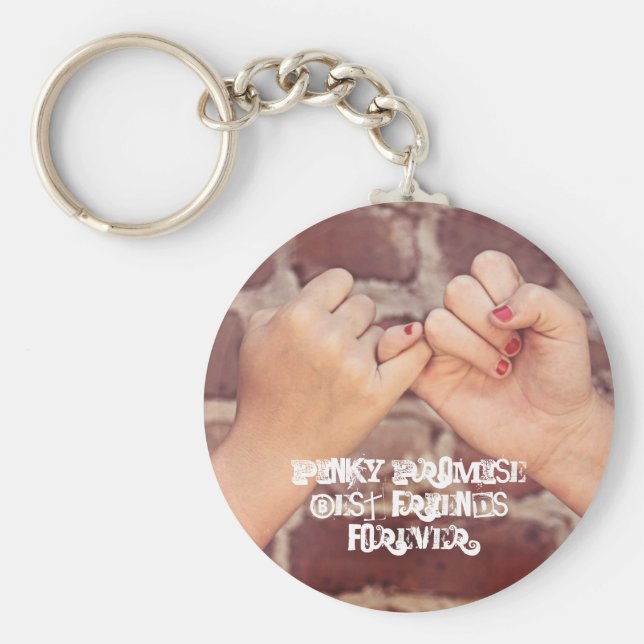 Chaveiro Pinky Promete Melhor Amigos para BFFs para sempre  (Frente)