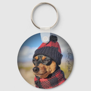 Chaveiro Pinscher Miniatura de Inverno