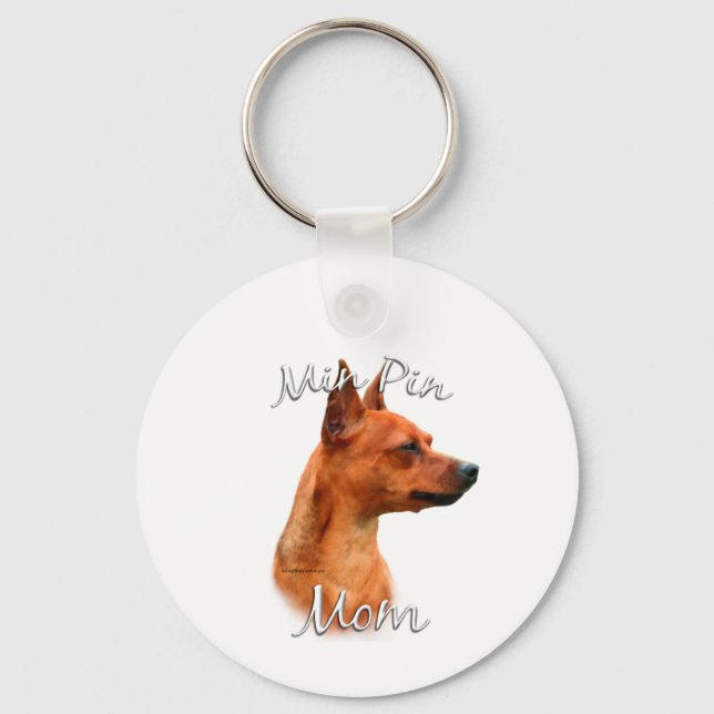 Chaveiro Pinscher Miniatura (ferrugem) Mãe 2 (Frente)