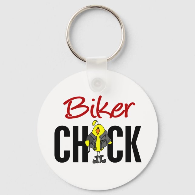 Chaveiro Pintinho Biker (Frente)