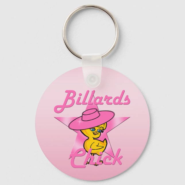 Chaveiro Pintinho Billiards nº 8 (Frente)