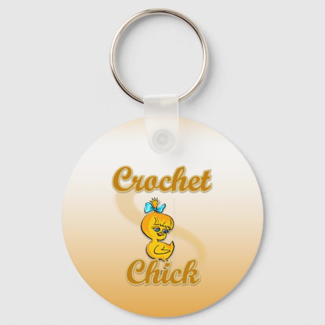 Chaveiro Pintinho Crochet (Frente)