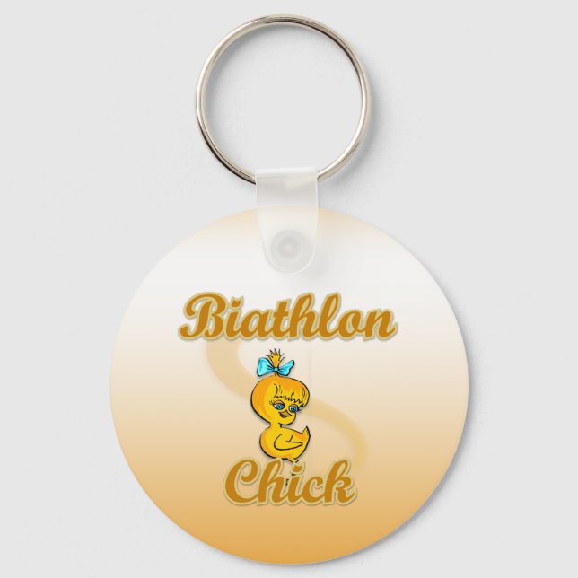 Chaveiro Pintinho de Biathlon (Frente)