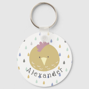 Chaveiro Pintinho de Cute de Nome Personalizável