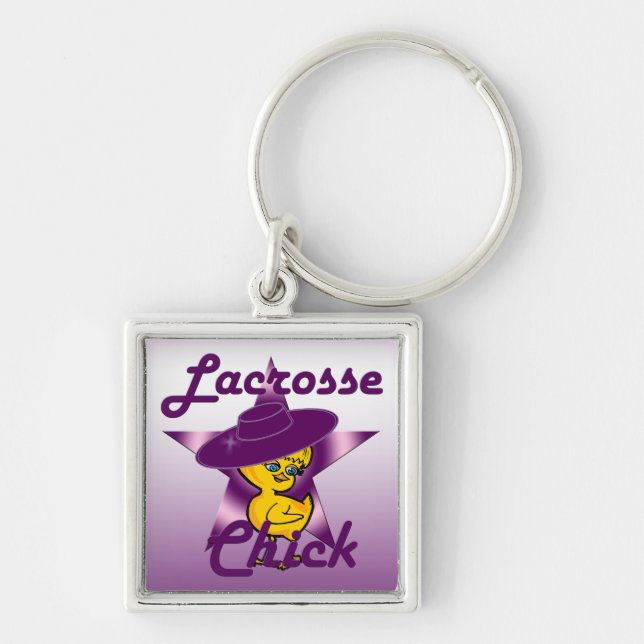 Chaveiro Pintinho de Lacrosse (Frente)