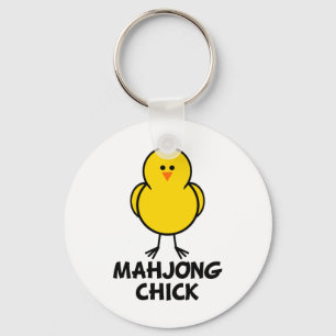 Chaveiro Pintinho de Mahjong
