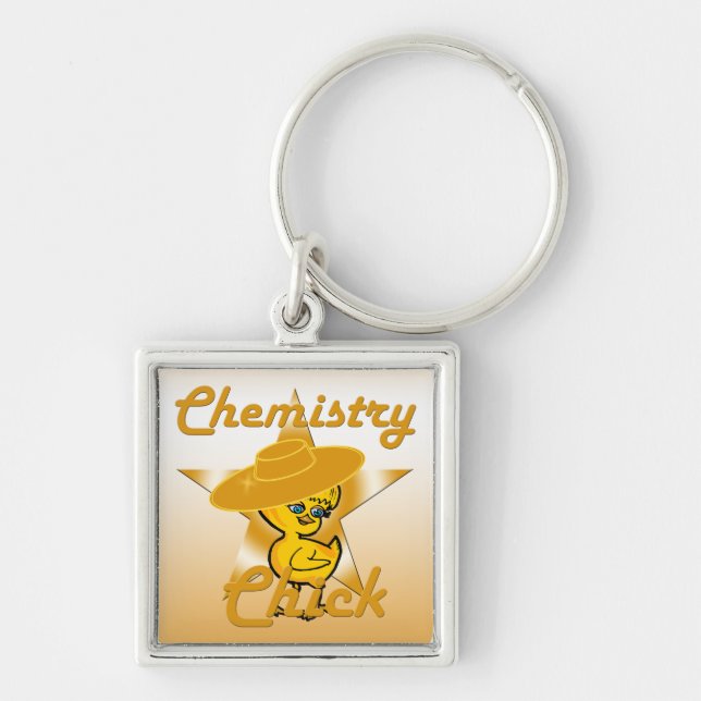 Chaveiro Pintinho de Química nº 10 (Frente)