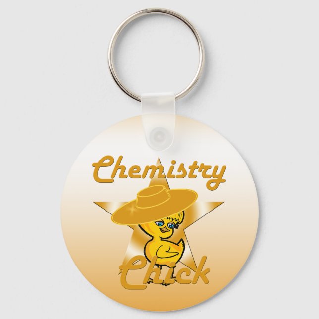 Chaveiro Pintinho de Química nº 10 (Frente)